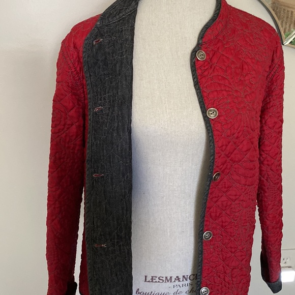 Chico’s reversible quilted jacket - Picture 7 of 16